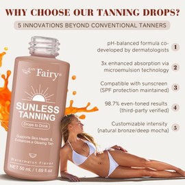 Tanning Drops to Drink - Sunless Tanning Drops To Drink - Bronze Tanning for Face and Body, Promotes Healthy Skin, Suitable for All Skin Types 1 pcs (1pcs)
