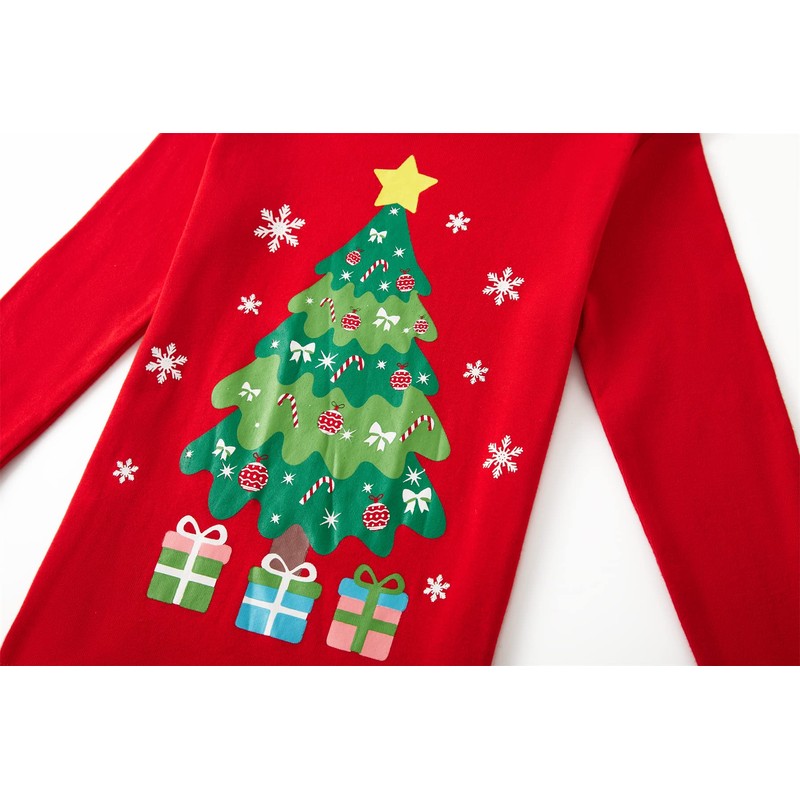 Akyzic Kids Xmas Pajamas Christmas Tree Jammies Boys Holiday Party
