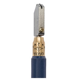 TOYO™ Glass Cutter Original Brass Handled Supercutter - STRAIGHT BLADE [TC-17B]