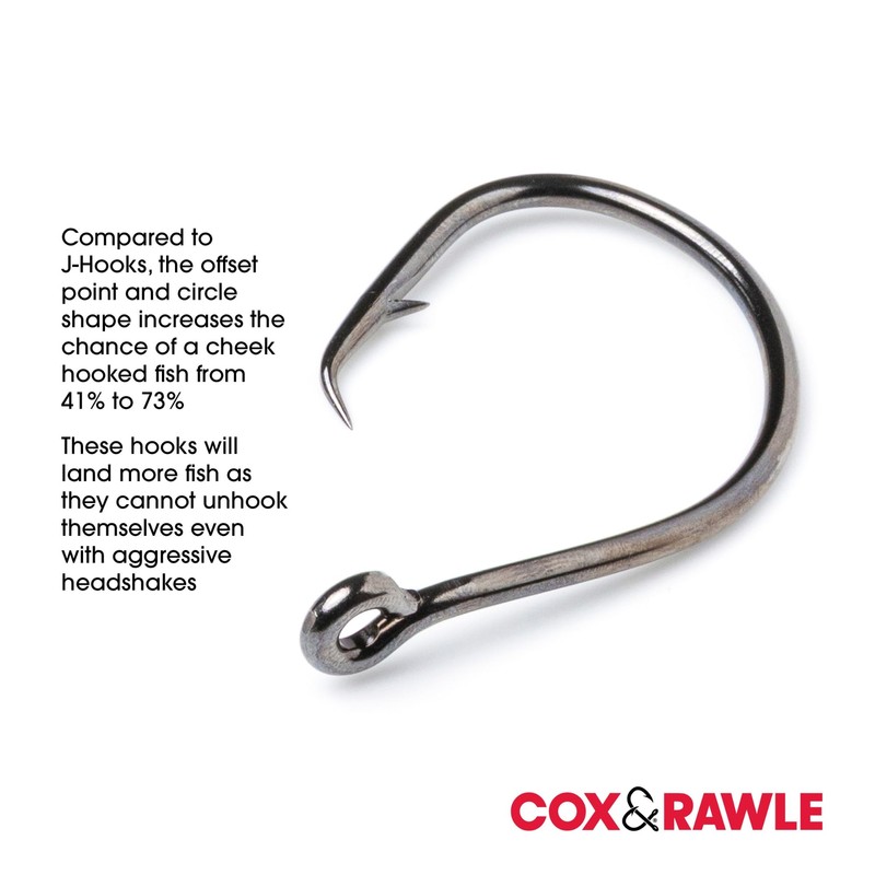 Cox & Rawle Mutsu Circle Extra Sea Fishing Hooks Size