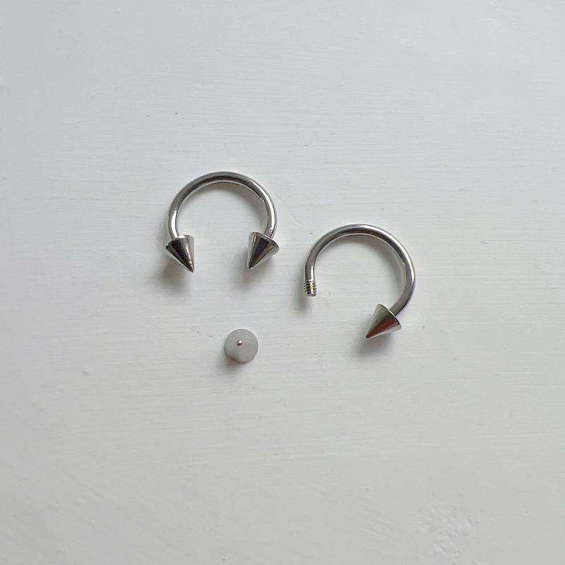 NAIL ANGEL Punk Style Nail Art Decorative Metal Spike Piercing