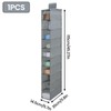 Minnhua Fabric Hanging Shelf with 10 Compartments, Foldable Hanging Storage,