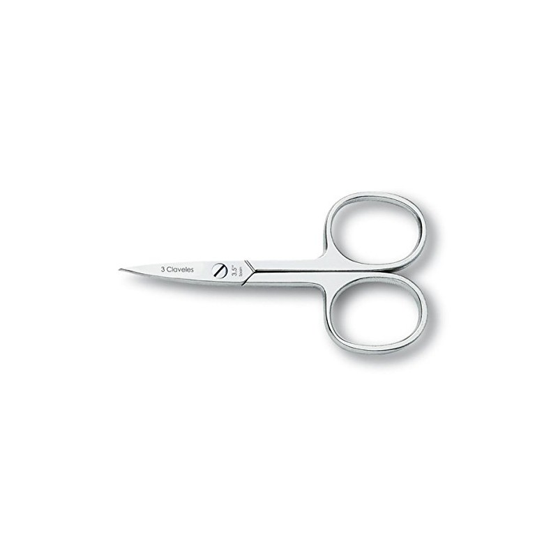 3 Claveles 12075 Schere Nagelfeile gerade 3,5-Zoll