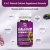 Calcium Magnesium Zinc with Vitamin D3 Supplement, Highly Absorbent Calcium