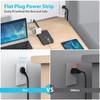 10ft Extension Cord Long Power Strip,AOFO 8 Widely-Spaced Outlets &