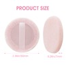 Sibba 12 Pcs Loose Powder Puff Pink Cotton Pads Face