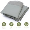 Replacement Canopy Top for Target Madaga Gazebo Model L-GZ136PST (Gray)