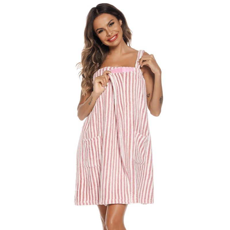 Veseacky Deluxe Cotton Towel Wrap for Women Shower & Bath