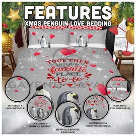 Christmas Duvet Covers Single - Xmas Bedding Sets