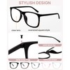 AEZUNI 4 Pack Retro Oversized Square Reading Glasses for Women