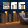Solar Post Cap Lights Outdoor 12pack - Downward Lighting Waterproof
