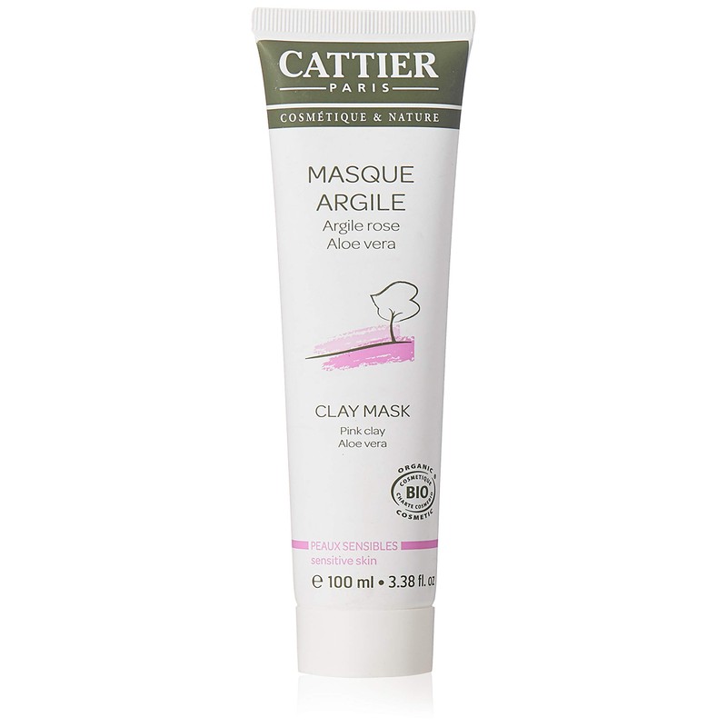 CATTIER PARIS Pink Clay Facial Mask for Sensitive Skin by