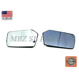 MBZ SL W107 W114 W115-116-123 Pair of Exterior Mirror Glass Left & Right Side Mercedes