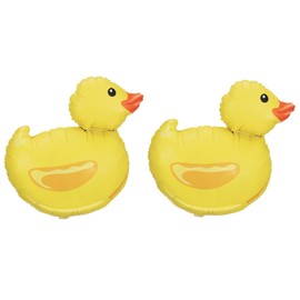 Set of 2 Yellow Rubber Ducky 29" Foil Party Balloons