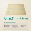 AULEEND Square Rain Shower Head, High Flow Stainless Steel,Work with
