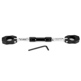 Motorcycle Balance Bar, Universal Adjustable Aluminium Alloy Motorcycle Balance Handlebar Reinforcement Lever (Black)