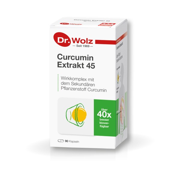 Dr. Wolz Curcumin Extrakt 45 Kapseln, 90 pcs. Capsules