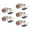XRDS -RF 5 Pack N Male Crimp Connector 50 ohm