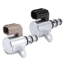A-Premium 2-PC Set Automatic Transmission Shift Solenoid Compatible with Honda Accord 1998-2007, Odyssey 1999-2007, Pilot, Prelude & Acura TL, Replace# 28500-P6H-003, 28400-P6H-013