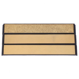 3pcs 80/600/1000 Grit Emery Knife Sharpener Stone Titanium Plated Whetstone Edge Honing Tool