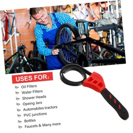 Operitacx 2 Stck. Schraubenschlüssel Dosenöffner verstellbarer Bandschlüssel Schlüsselöffner universeller Flaschenöffner Gummi