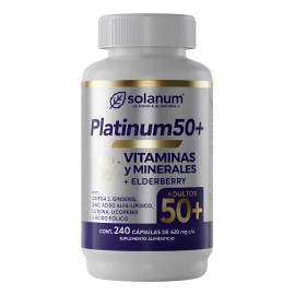 Solanum Platinum Vitaminas Minerales 240 Cápsulas