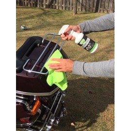 Shine Doctor Motorcycle Cleaning Kit Cleans Chrome, Wheels and Glass and Removes Grime and Grease.