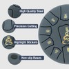 ModouString Steel Tongue Drum, 6 Inches 11 Notes Rain Drum