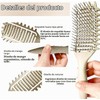 Cepillo para Cabello Rizado, Definidor de Rizos, Beige
