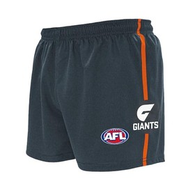 The AFL Store Gws Giants Mens Baggy Shorts Charcoal