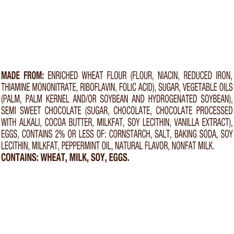 Pepperidge Farm Milano Mint Chocolate Cookies, 7 OZ Bag (15