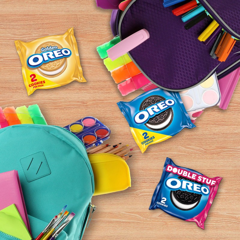 Oreo Sandwich Cookies, Variety Snack Packs, 482G