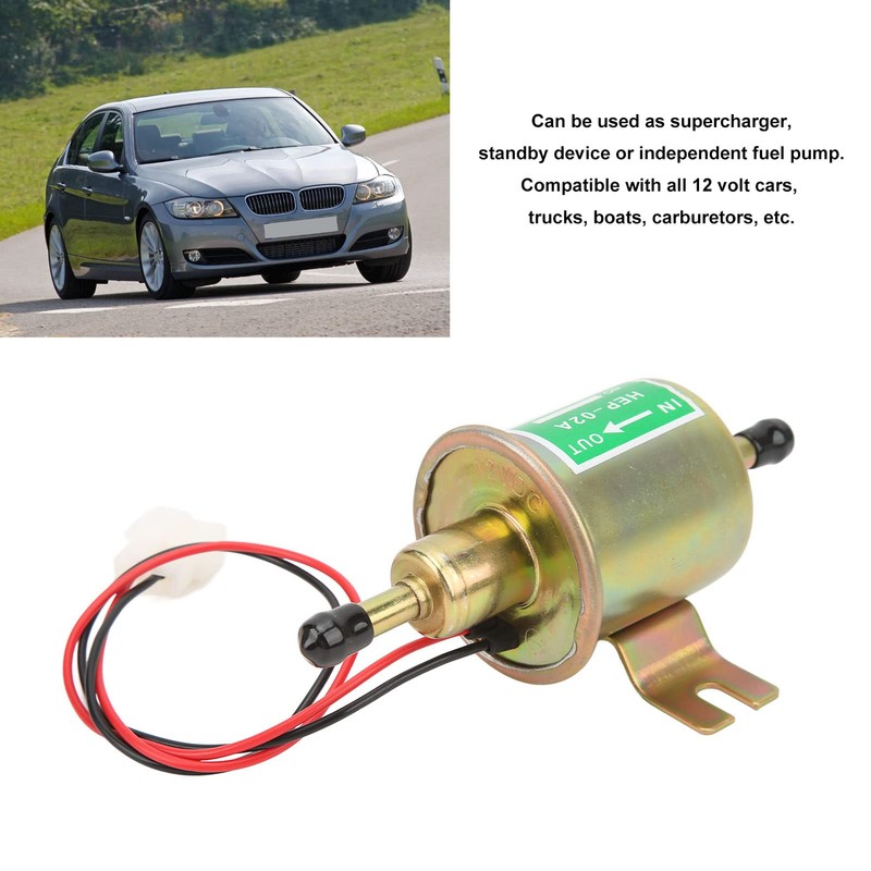 Inline Fuel Pump, Electric Fuel Pump Universal Inline Low Pressure