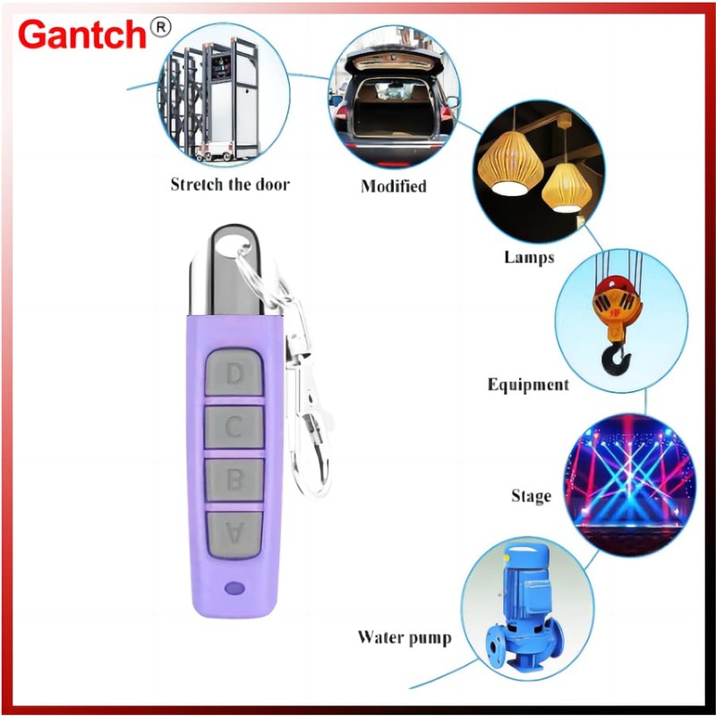 Twins Kit2 Universal 4 Buttons Cloning Wireless Alarms Remote Control