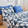 American Home Collection 4 Piece Print Bedding Sheets & Pillowcases