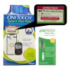 Kit 50 Tiras One Touch +35 Lancetas+lancetador+glucometro