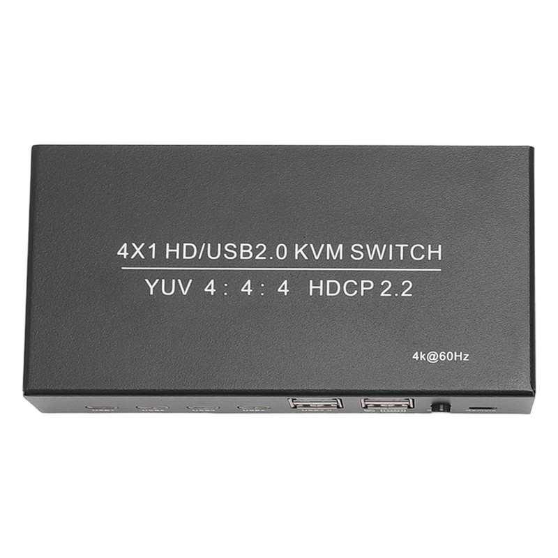 HD Multimedia Interface KVM Switcher Professional 4 Port 4K 60Hz