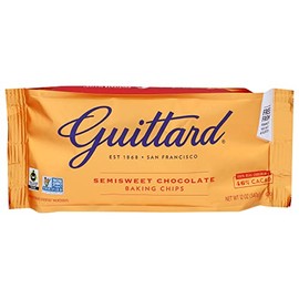 Guittard Baking Chips, Semi Sweet Chocolate, 12 oz