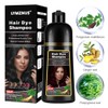 Lymznus Champú Tinte Instantáneo Rojo Vino Oscuro Canas Color Natural