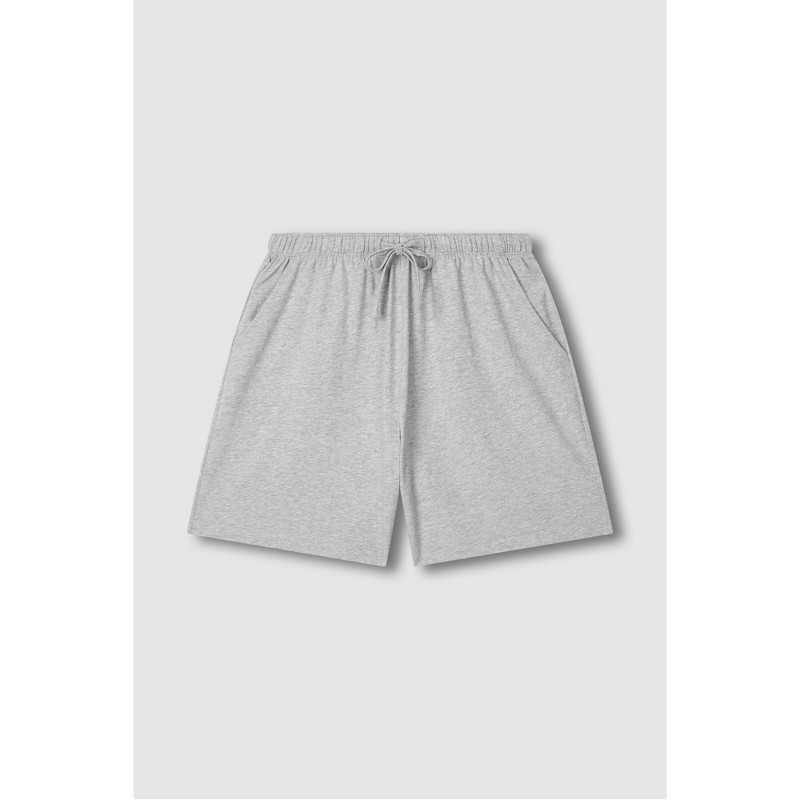 JAJU [JAJU] JAJU AIR Cotton 4-part Lounge Pants_Melange Gray