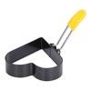 Fried Egg Rings Set with Folding Handle Silicone Brush Non