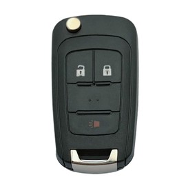 Replacement Key Fob Shell Case Fits for Chevy Cruze Malibu Equinox Sonic Impala GMC Terrain Buick Lacrosse 2011 2012 2013 2014 2015 2016 Keyless Entry Remote Control Flip Key Pad Cover (5 Button)