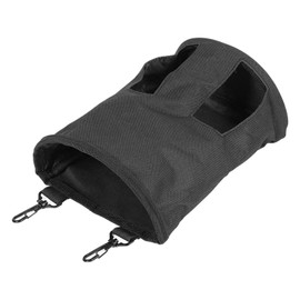 Rabbit Hay Feeder Bag Guinea Pig Hay Bag Hanging Feeder for Rabbit Guinea Pig Hamster Small Animal Black