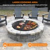 Stanbroil X-Marks Fire Pit Cooking Grate, Foldable Round Grill Grate