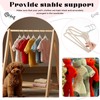 Weysat 12 Pcs Dog Clothes Hangers 11'' Non-Slip & 360°