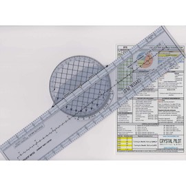 Crystal Pilot VFR and IFR Placard (Medium with Rotating Plotter)