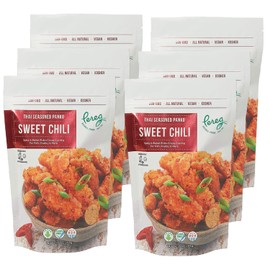 Panko Japanese Style Toasted Bread Crumbs (9 Oz x 6 Pack) - Thai Sweet Chilli Flavor - Seasoned & Flavored Bread Crumbs - Add crunch & Crispiness To Your Recipes