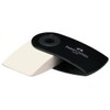 FABER-CASTELL 205076 – Eraser Sleeve Mini, Black, Pack of 6