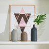 Joynisy Ceramic Vase Set of 3,Neutral Modern Vases for Bouquet