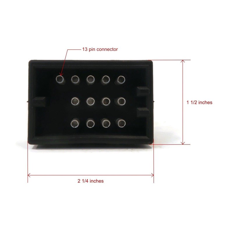 The ROP Shop | 13-Pin Male Plow Side Wiring Harness